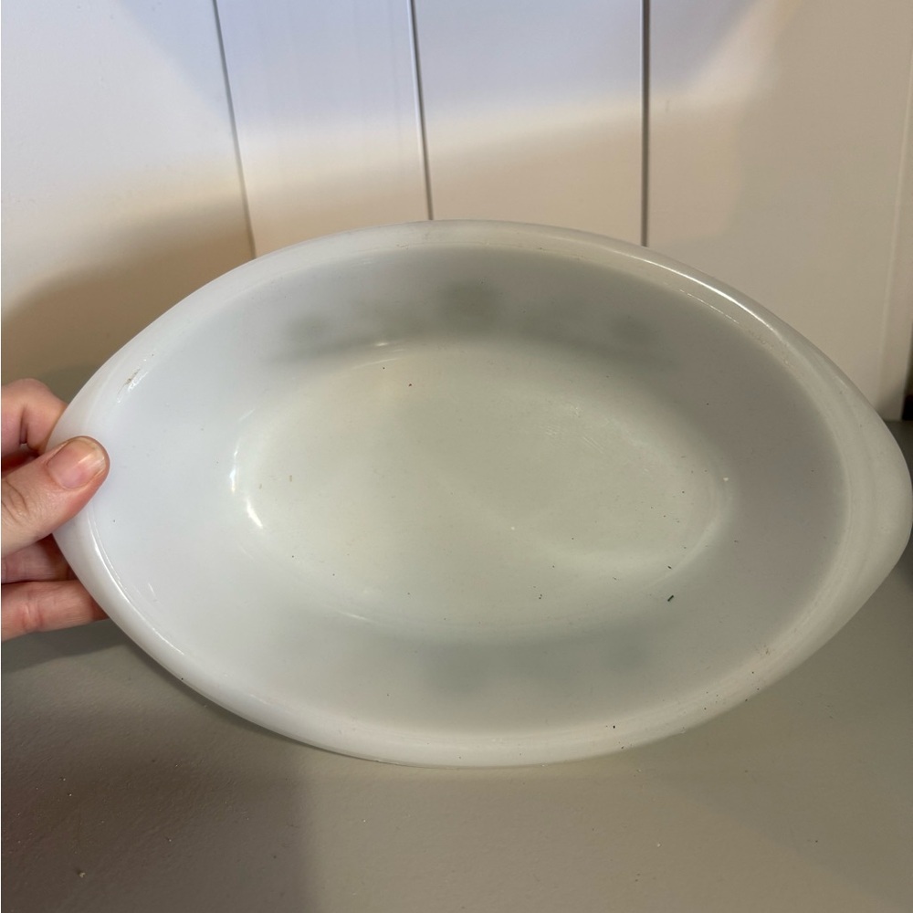 Vintage White Floral Baking Dish - Picture 4 of 7